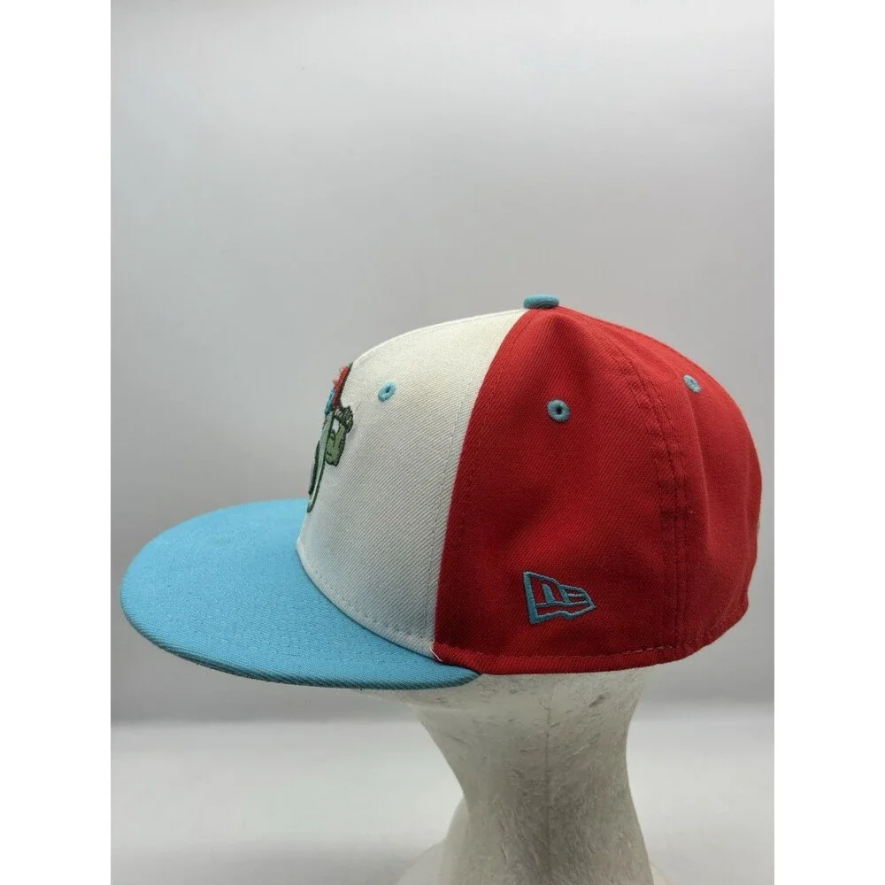New Era 59FIFTY MiLB Down East Wood Ducks Luchadores Avocado Fitted Hat 7 1/4